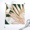 Art Deco Marble Look Nouveau Forest Green Blush Pink King Protea Custom Removable Wallpaper by Spoonflower Peel & Stick Wallpaper 2FT Wide